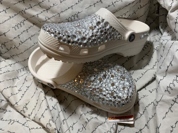 rhinestone crocs