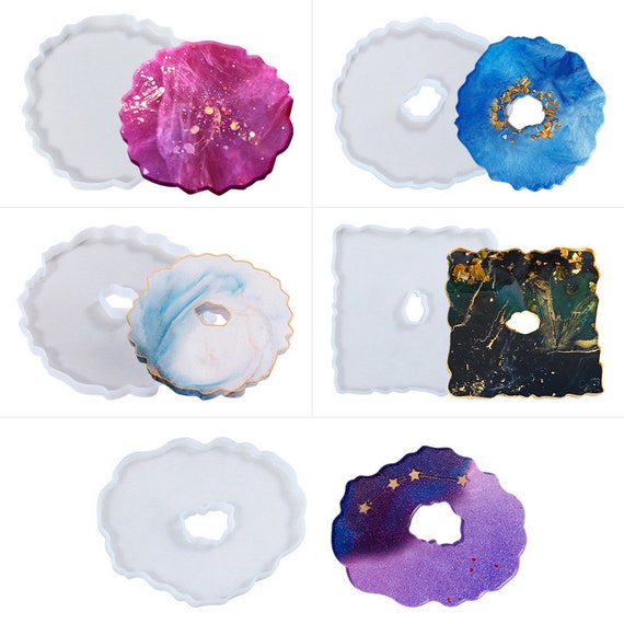 1 Pcs Silicone Resin Molds Irregular Coasters Geode Coasters – Phoenix