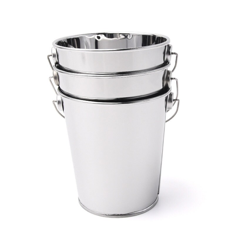4pcs Stainless Steel Serving Buckets Food Presentation Chips Etsy