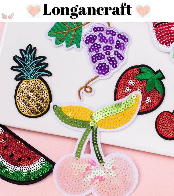Mango patch ricamato Iron Sew on Cloth Fruit distintivo
