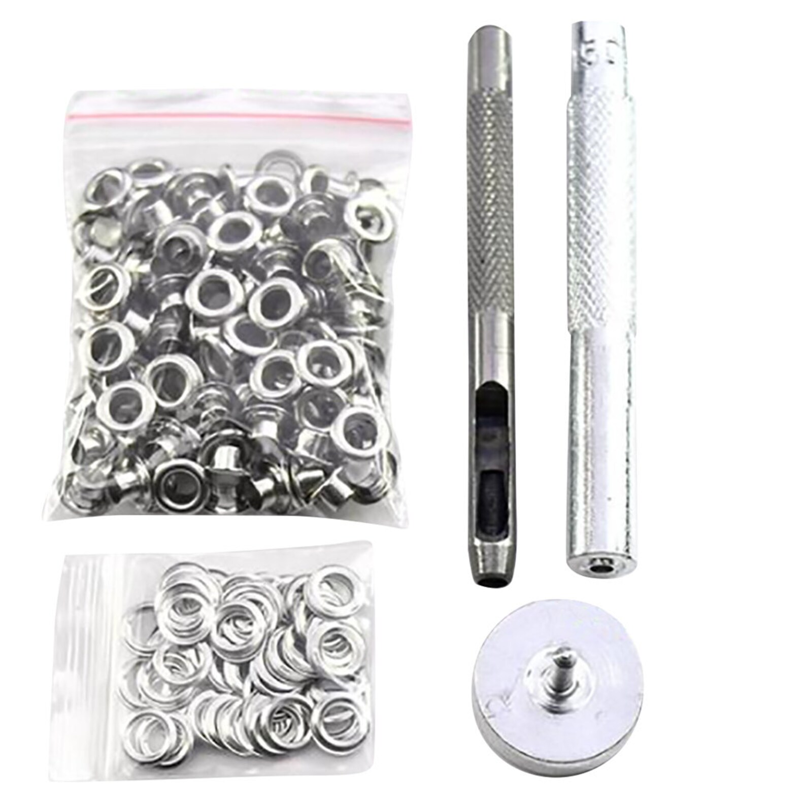 Silver Eyelet With Eyelet Punch Die Tool Set Belt Buckle Etsy