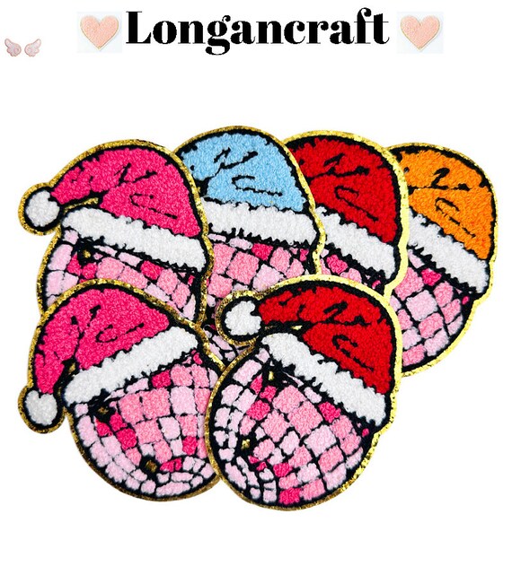 Embroidery Chenille Christmas Patch, Iron on Patches