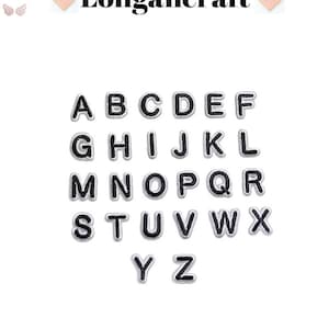Parche bordado con letras del alfabeto en miniatura de 0,8 pulgadas, parches con el nombre del alfabeto para hacer uno mismo, parches para ropa y bolsos, parches para planchar