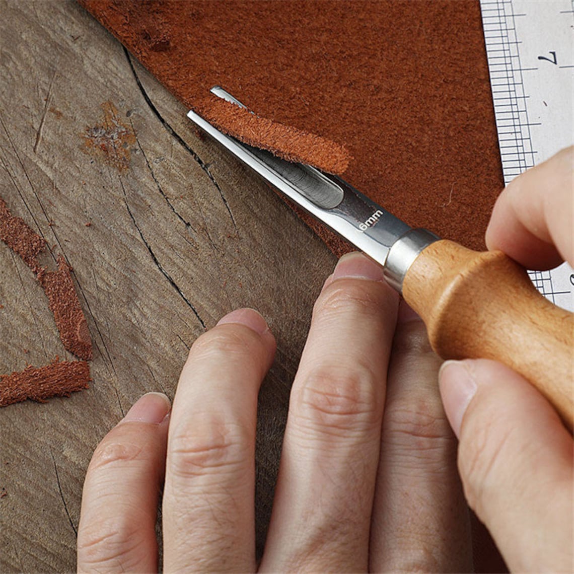3 Size Leather Edge Tools Leathercraft Cutting Edge Trimming Etsy