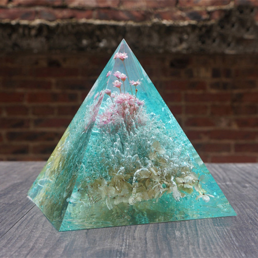 Big Pyramid Crystal Resin Mold Triangle Epoxy Mold - Etsy