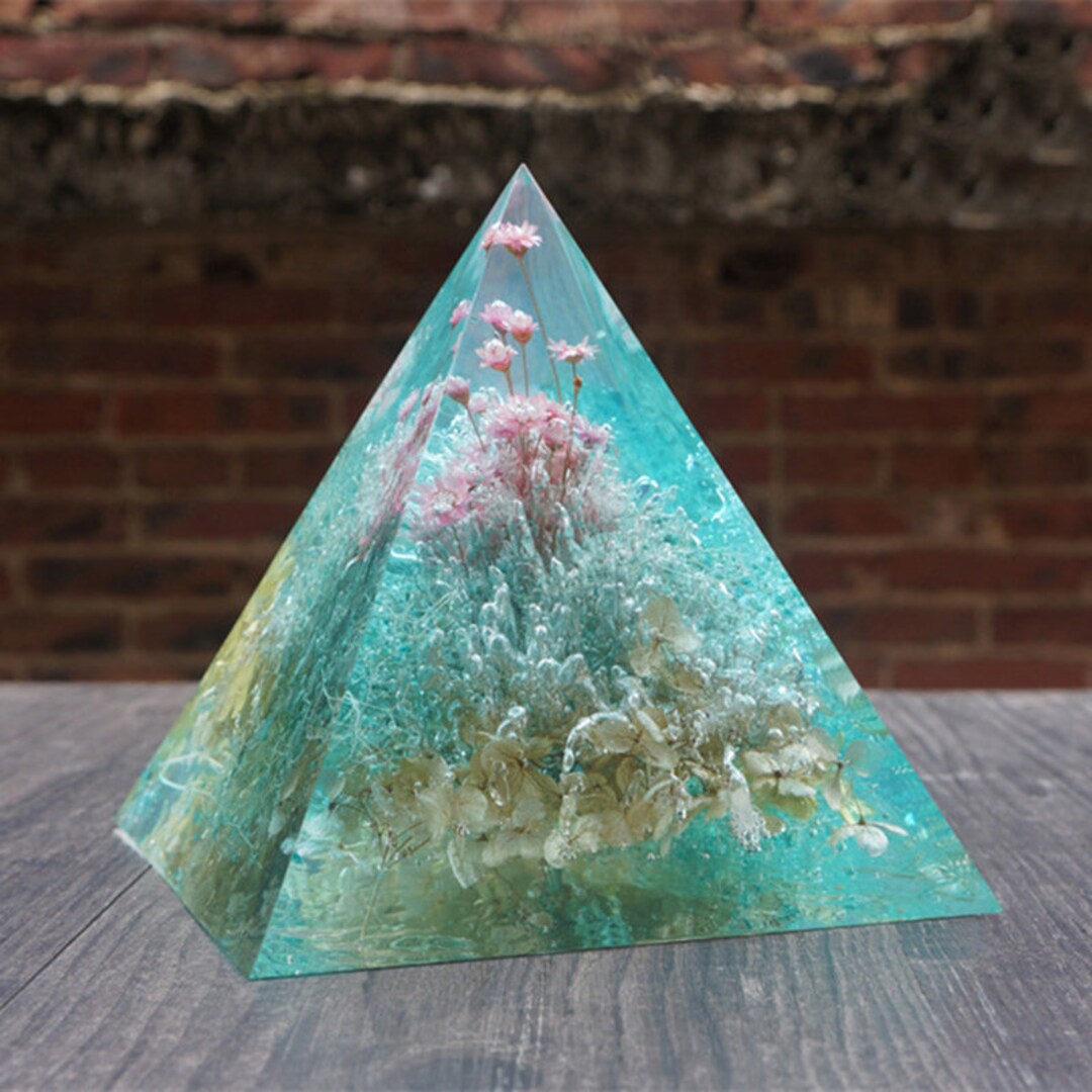 Big Pyramid Crystal Resin Mold Triangle Epoxy Mold Etsy