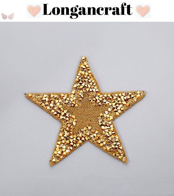 Toppe Termoadesive A Stella Con Paillettes Rosa - 10 Pezzi Per Vestiti E Zaini - Foto 13