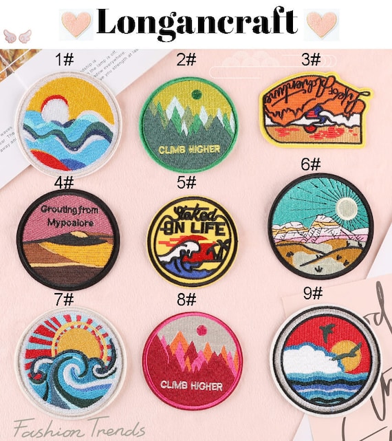 Finally Home, Adventure Collection: Adventure is out there Toppa termoadesiva, Escursionismo all'aperto, montagna, toppe termoadesive, toppe da cucire e da escursionismo