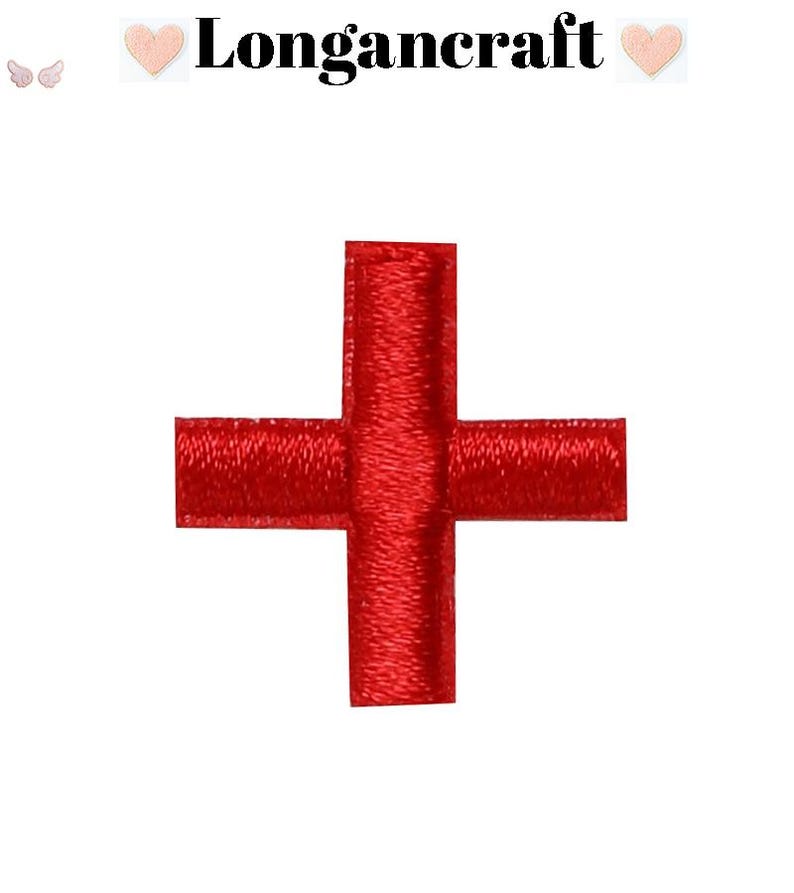 4 Cross Patch Color Cross Embroidered Patch, Cross Patches, Iron on Appliques - Etsy