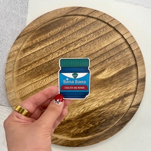 Sana Sana Colita de Rana Sticker, Vicks Vaporub Hispanic Sticker, Funny Latin Sticker, Latino Sticker, Waterproof Sticker, Glossy Sticker