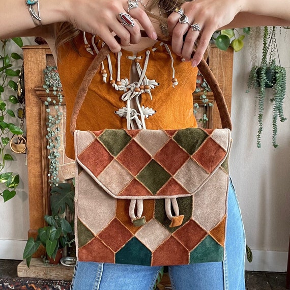 Sac à Main Vintage Années 60-70 - Pièce Unique D'occasion, Style Rétro