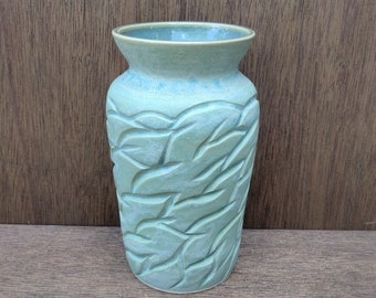 handmade ceramic vase seascape