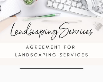 Landscaping Services Agreement
