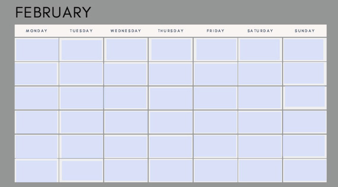 Custody Calendar Printable Coparenting Single Parent-keep Track ...