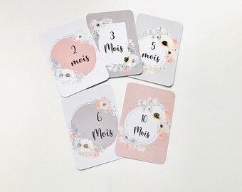 Cartes Etapes Bebe Etsy Cartes Etapes Bebe Etsy