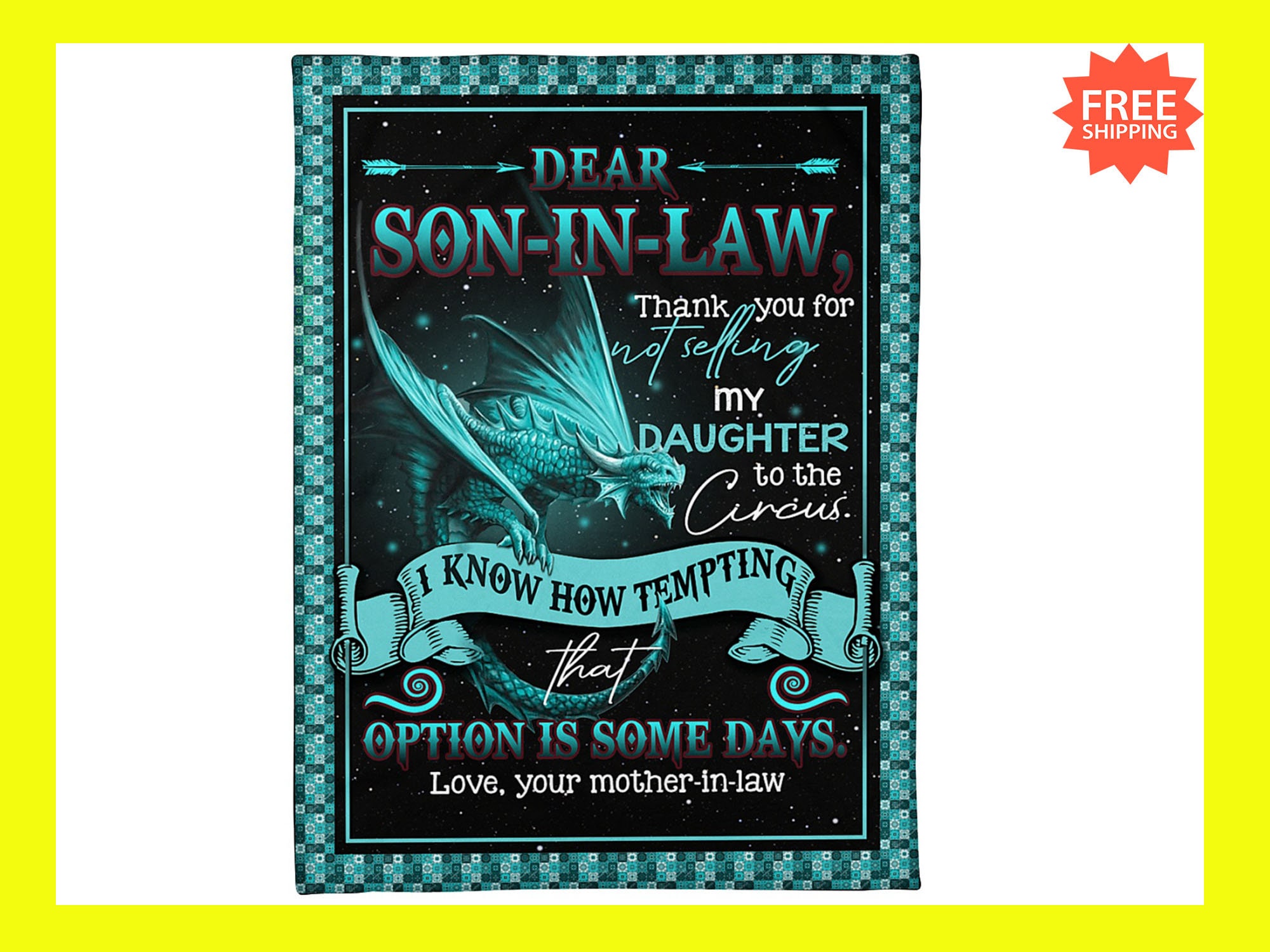 AgiBak Mom To Son In Law Fleece Blanket Premium Throw Blankets Etsy