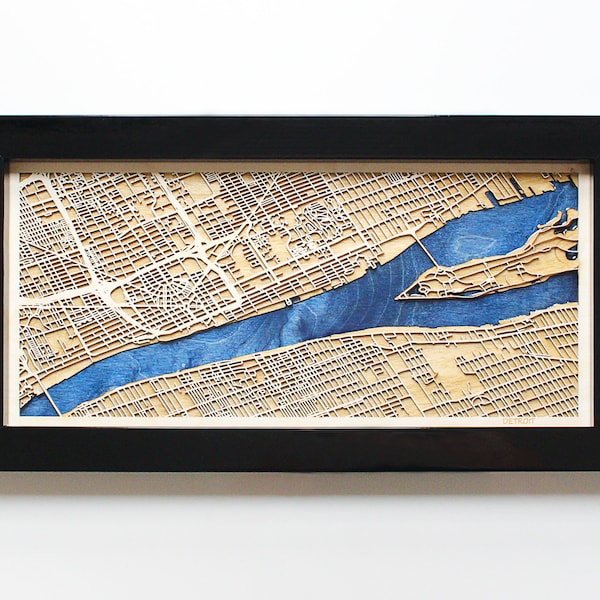 Custom Wooden Any City Map Wall Decor | Wood and Epoxy Resin Map Art, Home Decor