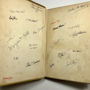 TITANIC BOOK Signed by 19 SURVIVORS “The Sinking Of The Titanic&quot; 1912