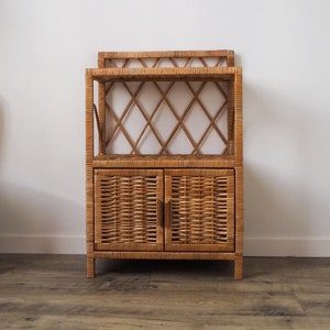 Wicker bookshelf, Wicker shelf, Rattan shelf, Window plant shelf, Rattan cabinet, Corner bookcase, Wicker bookcase, Book shelves