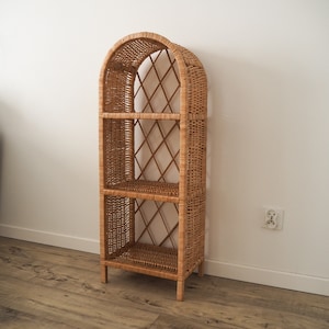 Wicker Bookshelf Wicker Shelf Rattan Shelf Window Plant Shelf