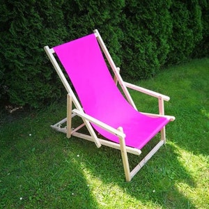 Wooden folding beach chairs with armrests, Folding Lounge chair, Outdoor chair, Patio furniture, Sun lounger, Garden decor, Lounge set