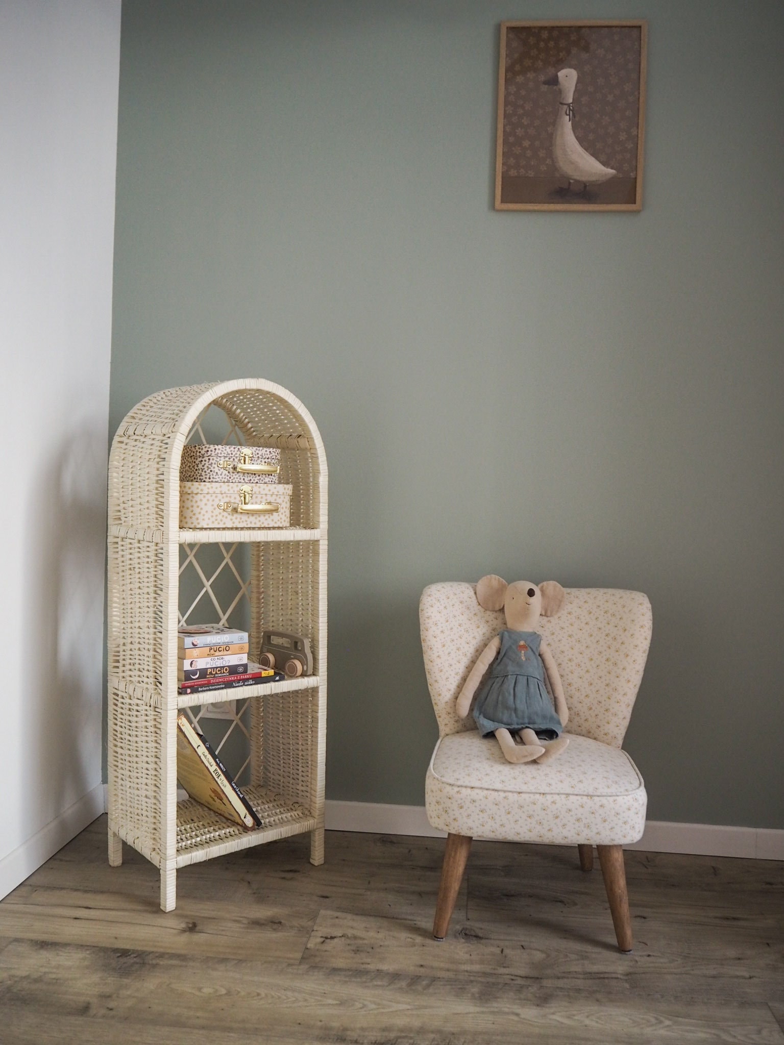 Wicker Bookshelf Wicker Shelf Rattan Shelf Window Plant Shelf