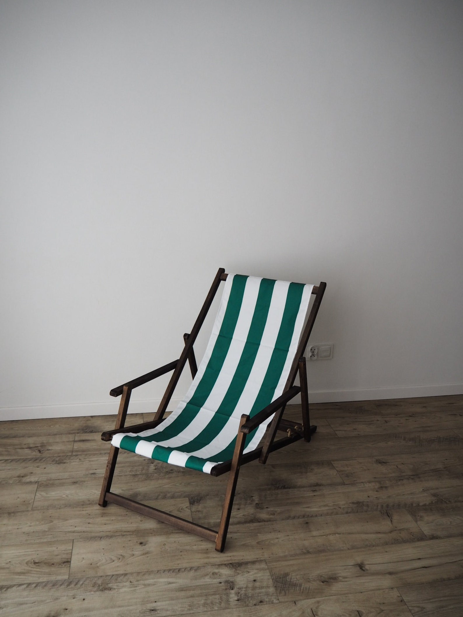 Wooden Folding Beach Chairs With Armrests Folding Lounge - Etsy