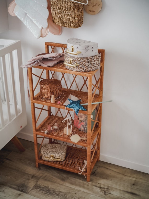 Estantería de de mimbre de - Etsy España