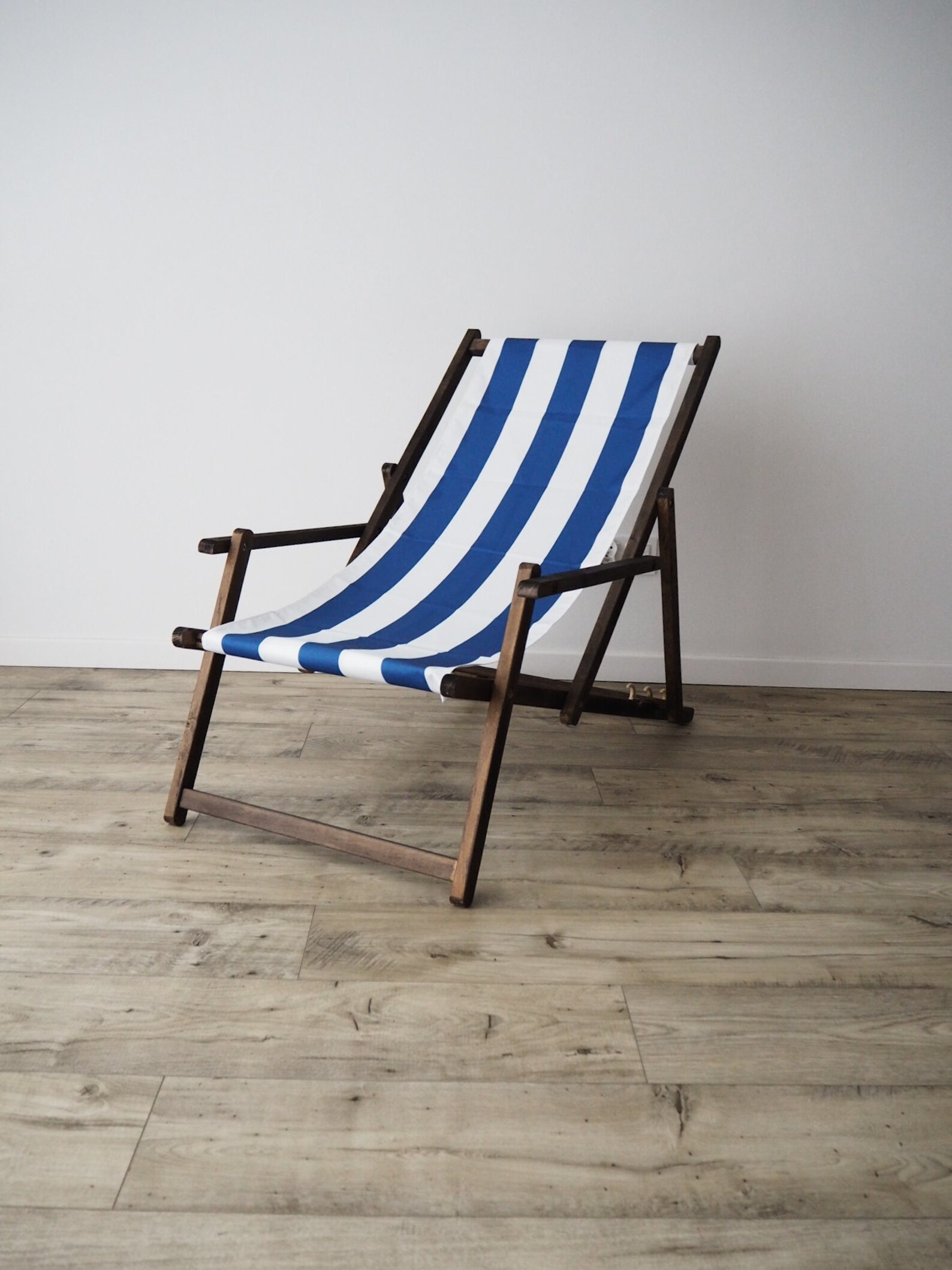 Wooden Folding Beach Chairs With Armrests Folding Lounge - Etsy