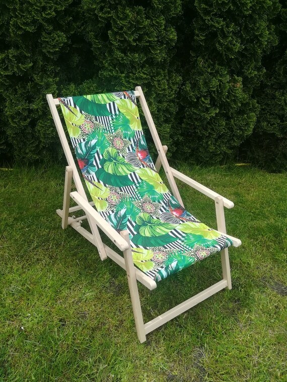 Wooden Folding Beach Chairs With Armrests Folding Lounge Chair
