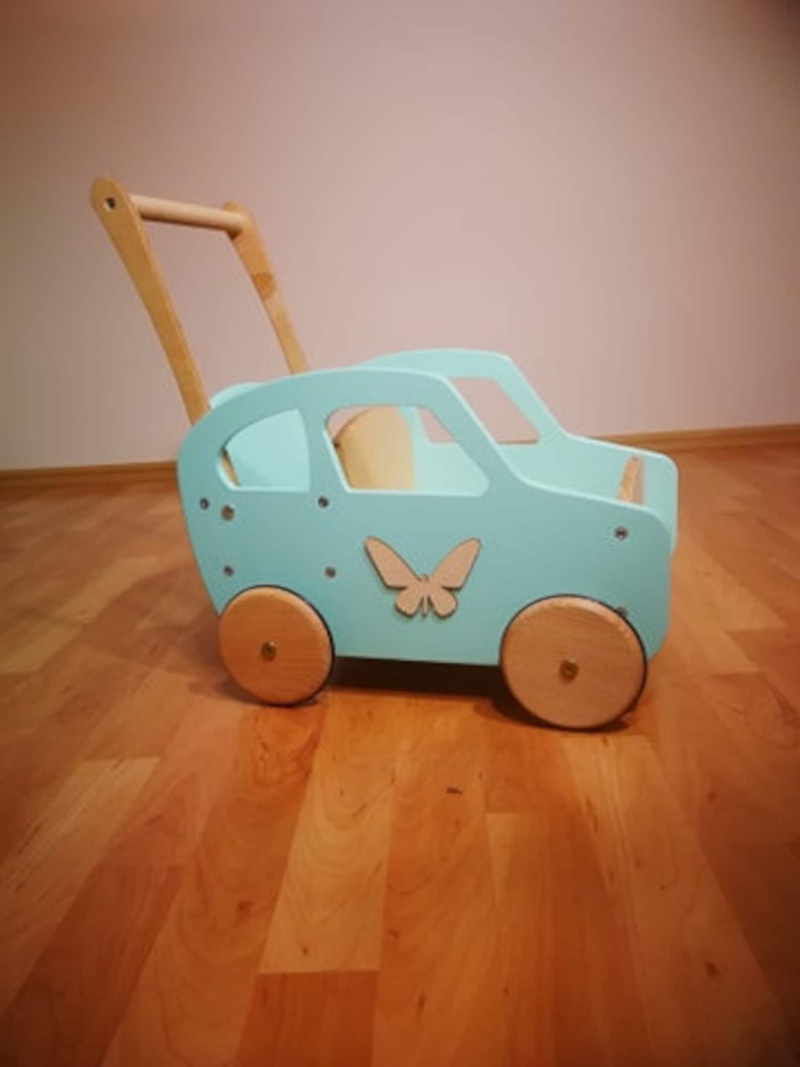Personalized Baby Wooden Walker Car Toddler Walker First Etsy