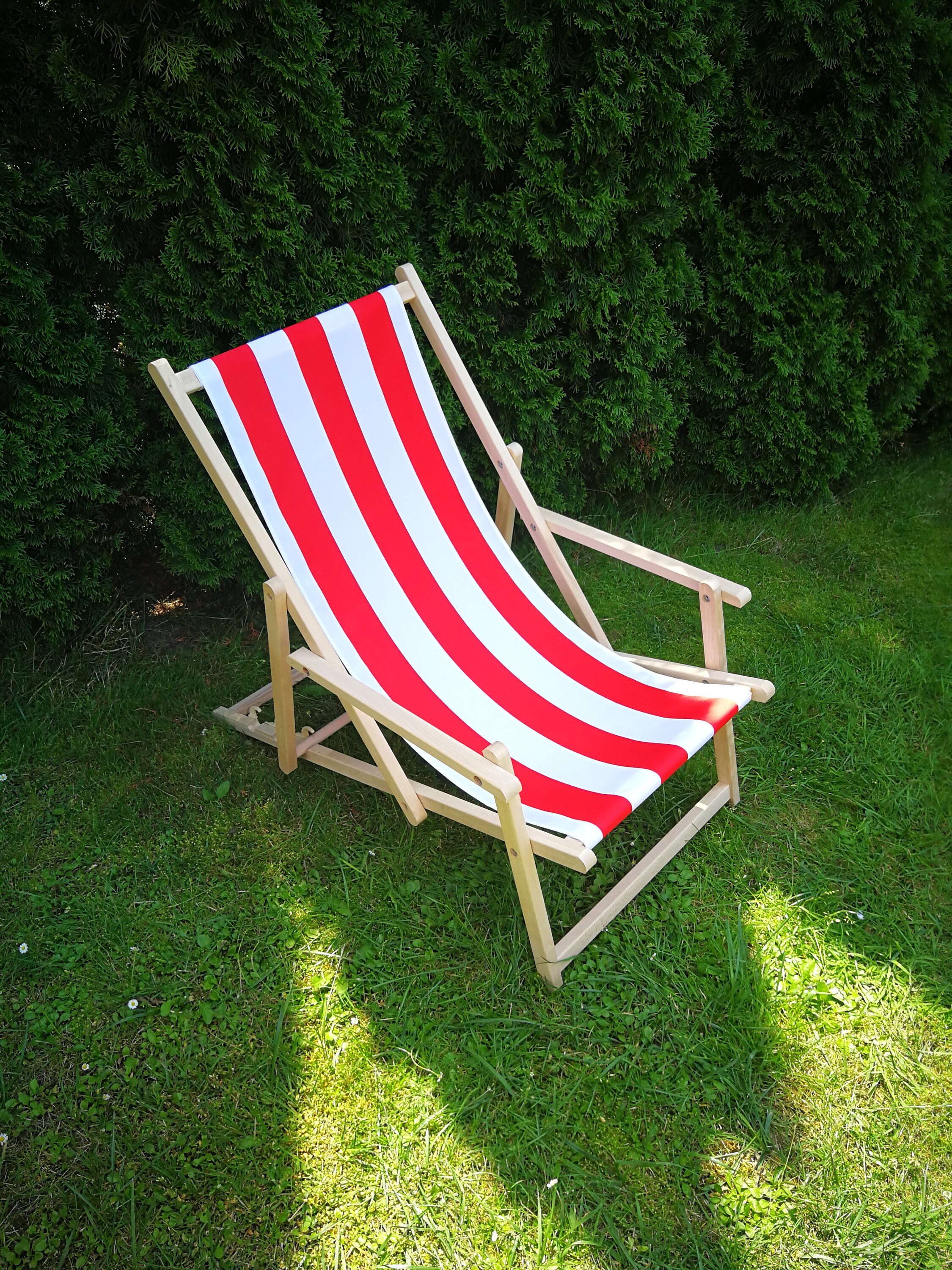 Wooden Folding Beach Chairs With Armrests Folding Lounge Canada