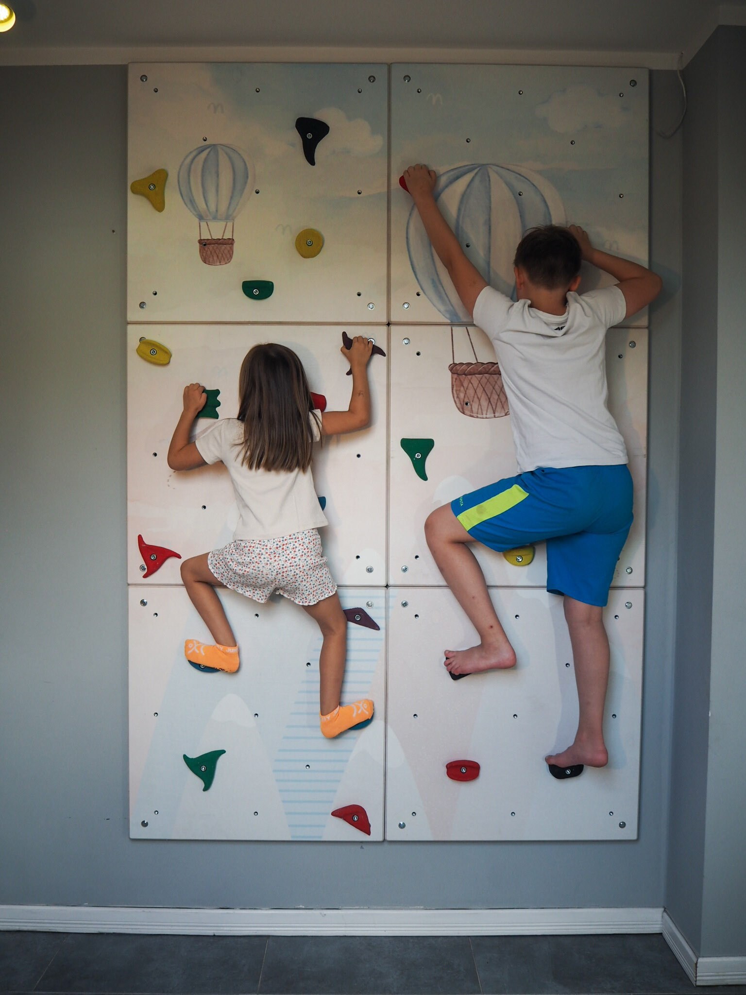 Mur de cadre d'escalade en bois de sapin écologique Montessori, Maison de  jeu