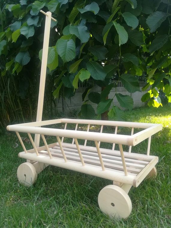 Carro de boda personalizado para bebé, carro de niña de las flores, carro  de caminante de madera, carro de madera para niños pequeños, regalos de  boda, decoraciones de boda -  España