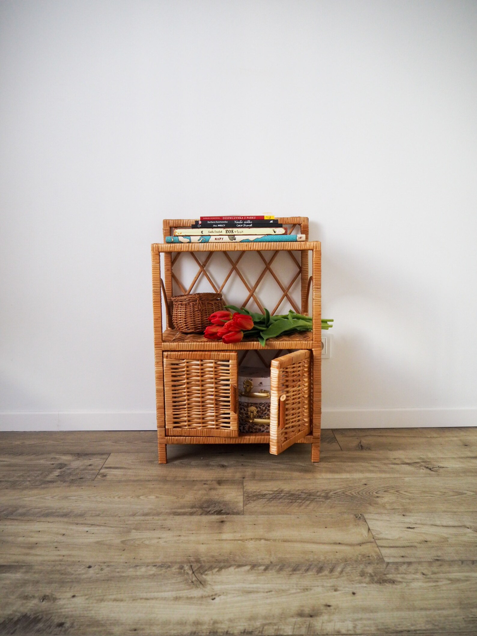 Wicker Bookshelf Wicker Shelf Rattan Shelf Window Plant Etsy