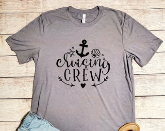 Cruising Crew Unisex Tee | Cruise Apparel | Vacation Shirt