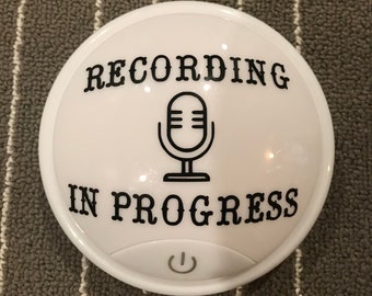 Recording In Progress Mic Tap Light