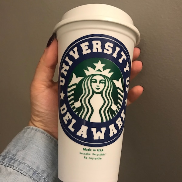 University of Delaware Hot Starbucks Cup