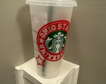 Ohio State University Starbucks Cup w/stars