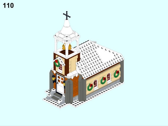 Winter Village: Church avec Furniture 1154 pièces pour les 10