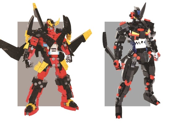 Gurren Lagann & Lazengann DUAL PACK Custom Building