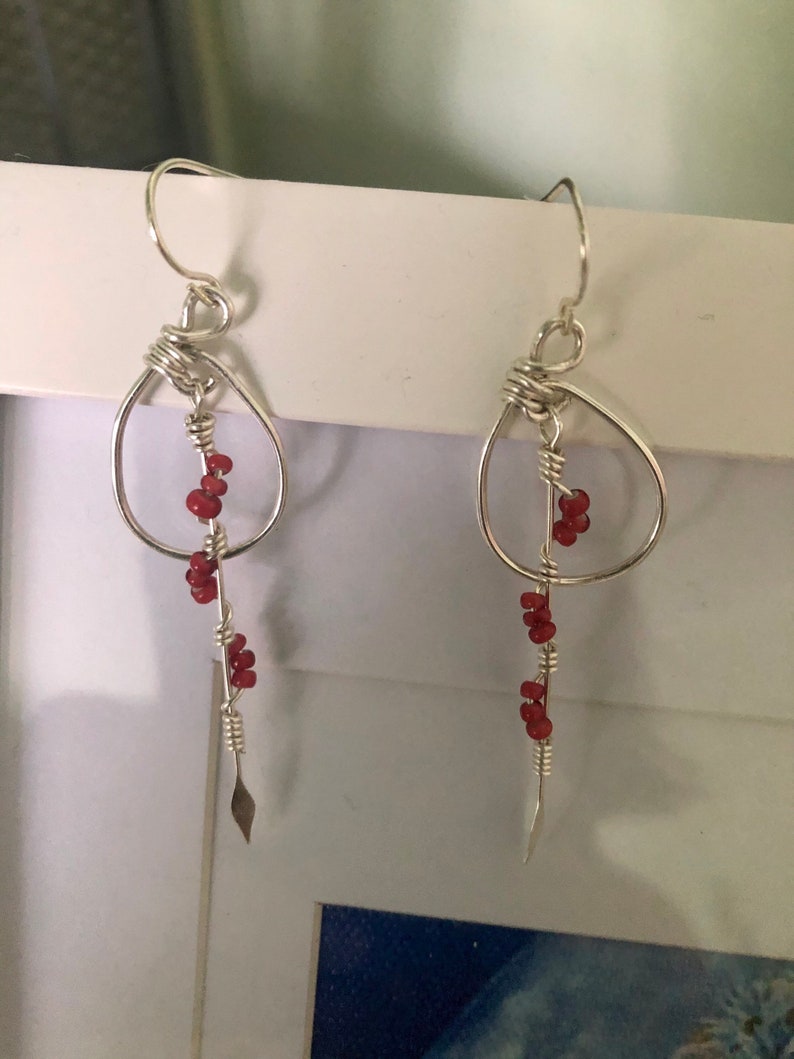 Earrings \u201eAngel\u2019s Arrow\u201d