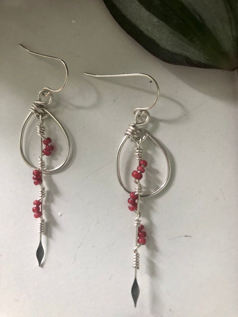 Earrings \u201eAngel\u2019s Arrow\u201d