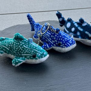 Whale Shark plush keychain/bag tag