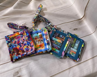 ID card lanyard with zippered pocket