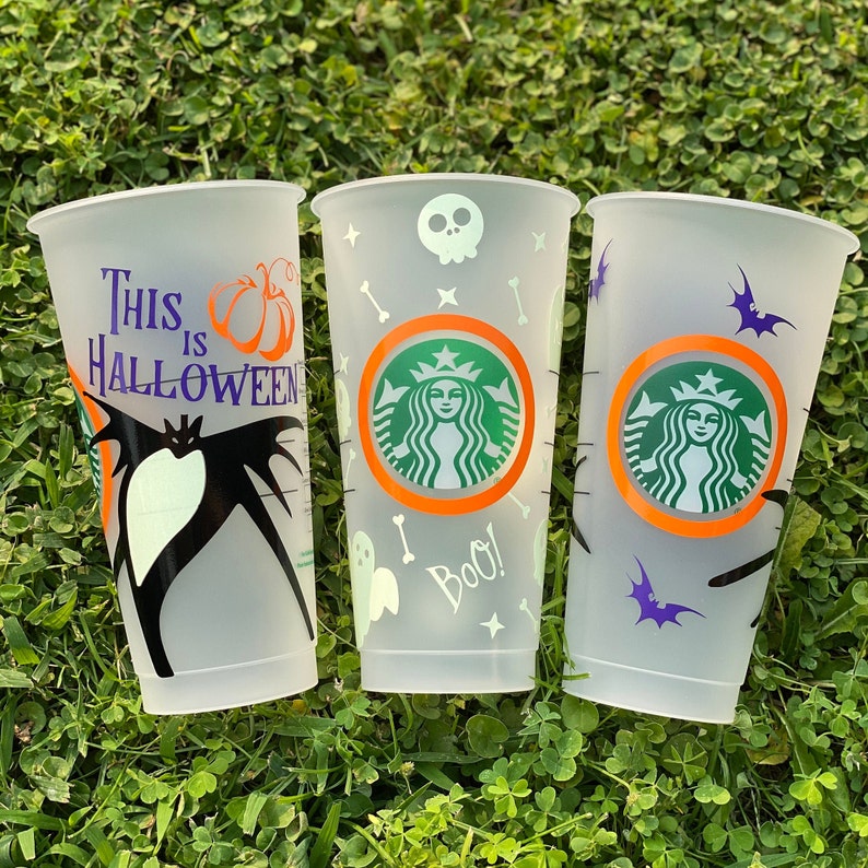 Glow in the Dark Halloween Starbucks Cup - Etsy