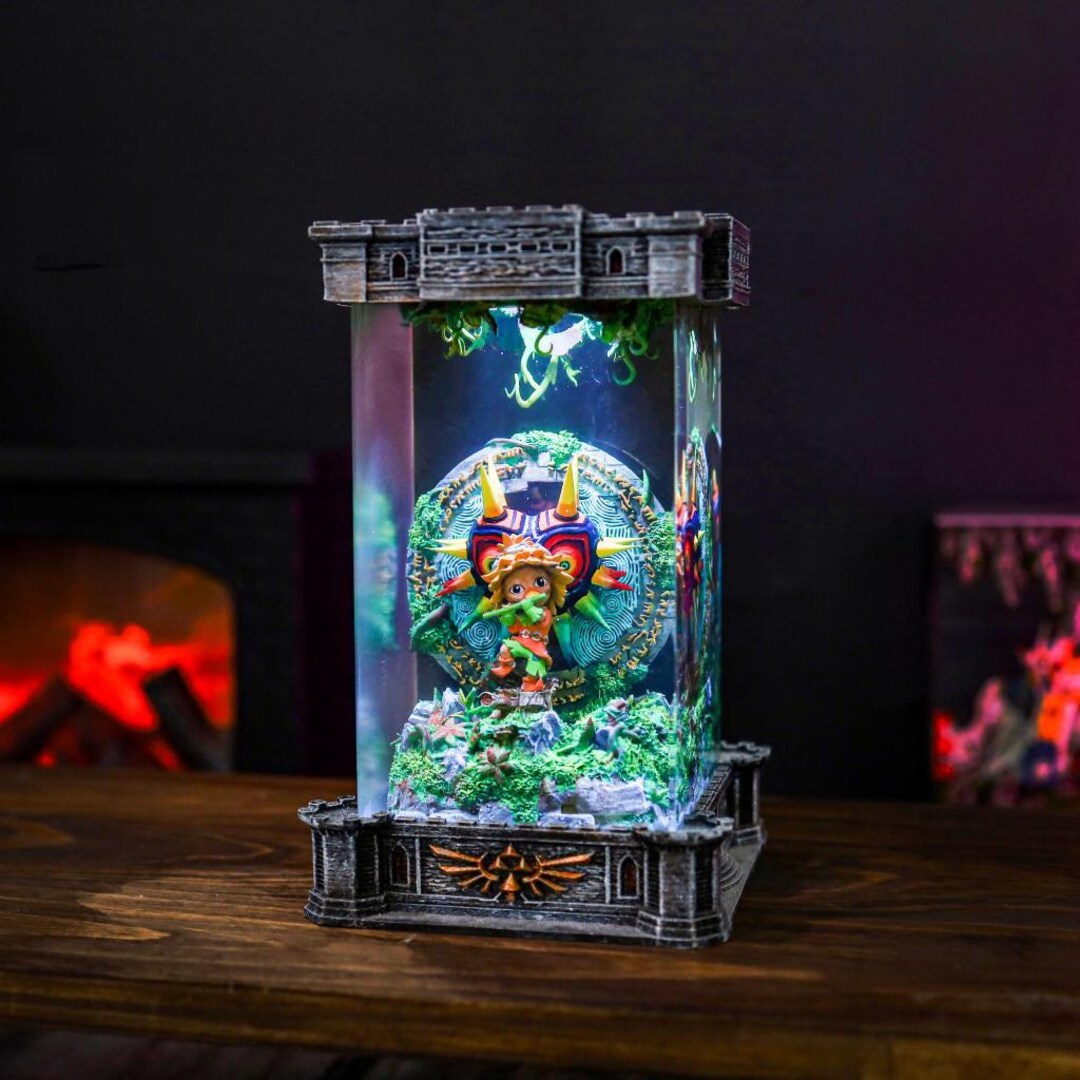 The Legend of Zelda Majora's Mask Lamp, LED Anime Night Light, Cool ...