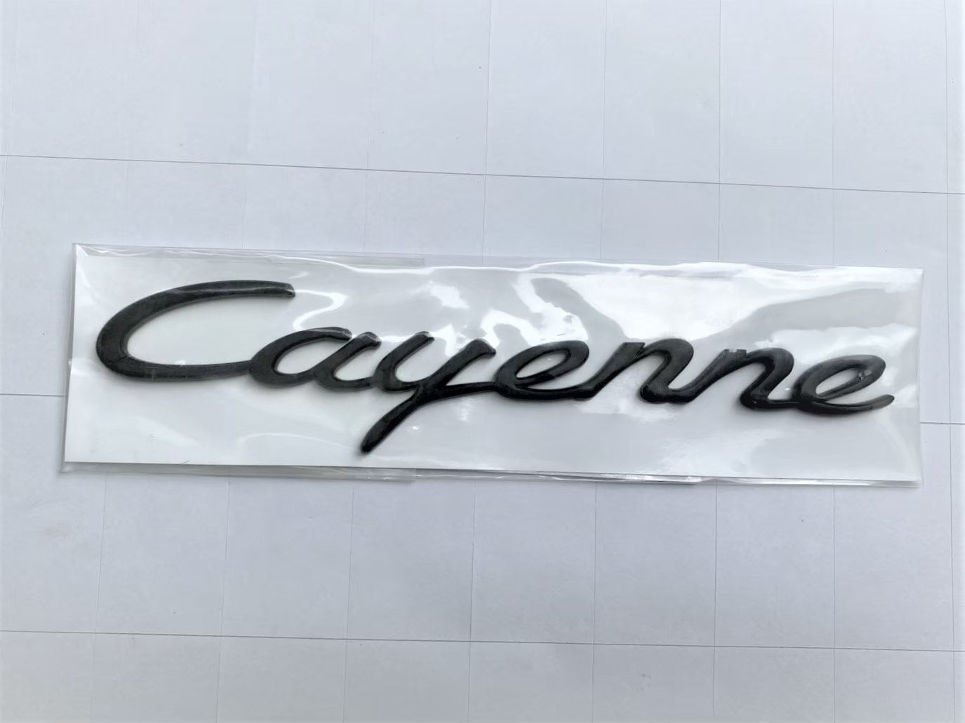 Replacement For Porsche Cayenne Emblem Matte Black Letters Etsy