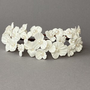 Floral headband, headpiece, Bridal headpiece, Bridal headband, Bridal tiara, Bridal Accessory, Floral tiara, Flower bridal crown
