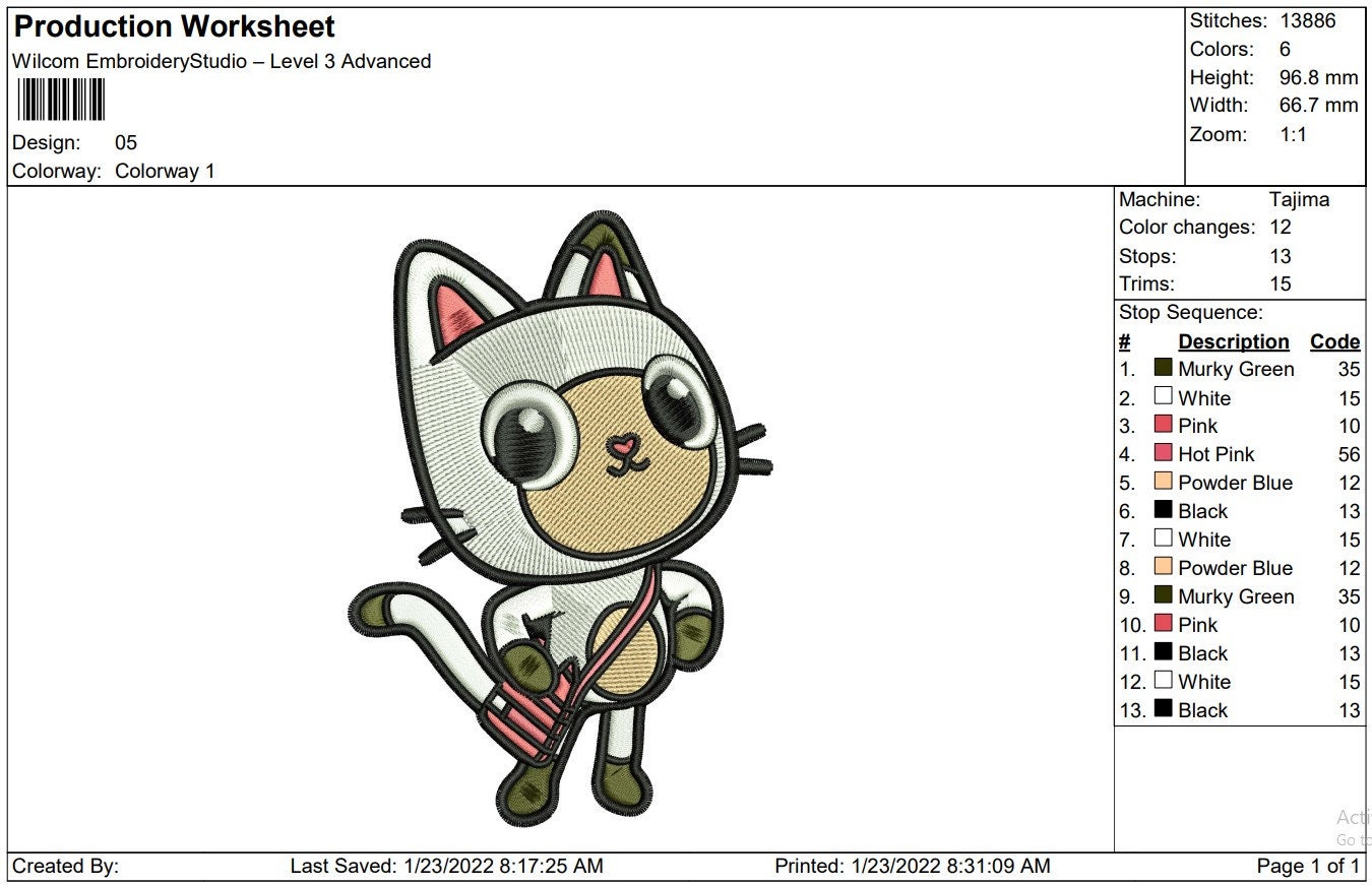 Gabby's Dollhouse Machine Embroidery Design Bundle File Etsy